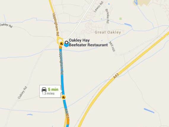 The closure is shown in blue on the map NNL-160623-145738001