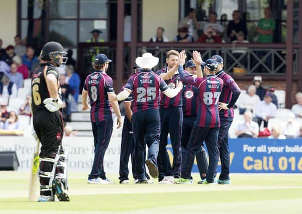 The Steelbacks cruised past Leicestershire Foxes at the County Ground (picture: Kirsty Edmonds)