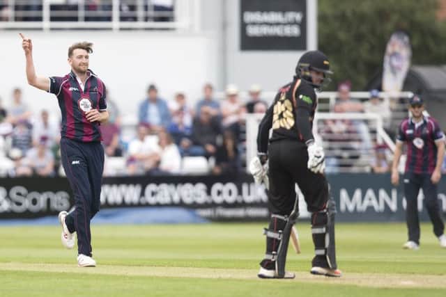Richard Gleeson took three wickets in the win against Leicestershire last weekend (picture: Kirsty Edmonds)