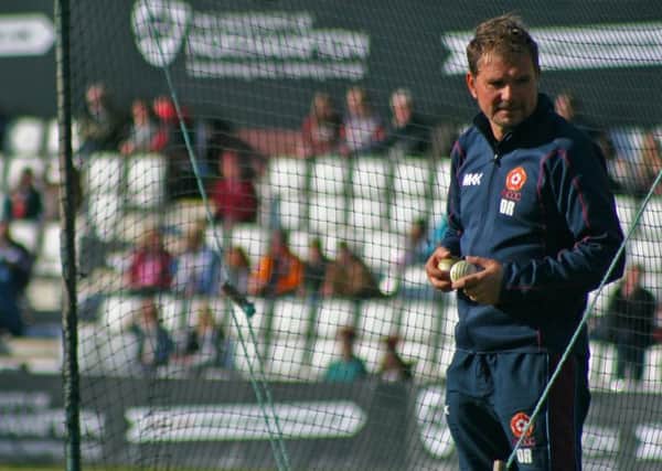 David Ripley wants the Steelbacks to step on the accelerator at Edgbaston tonight (picture: Peter Short)