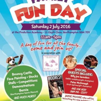 The fun day is taking place today (Saturday)