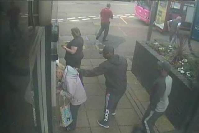 Police want to speak to these two men in relation to a theft in St James last week.