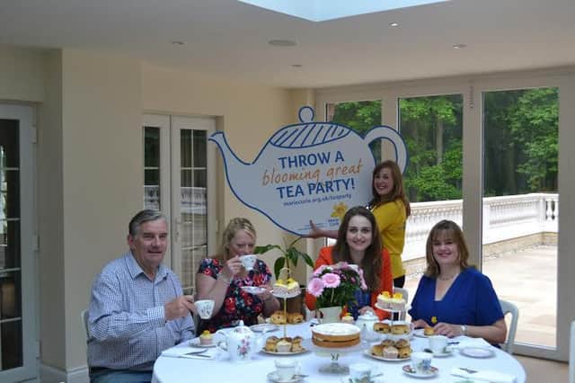 Marie Curie is calling on people in Northamptonshire to hold a Blooming Great Tea Party over the summer months to support the charity which provides care and support for people living with a terminal illness.