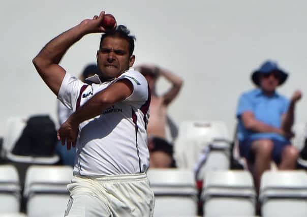 Muhammad Azharullah claimed four wickets against Worcestershire (picture: Dave Ikin)