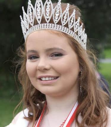 Corby carnival 2016. Queen  Kara Hamer, 15
