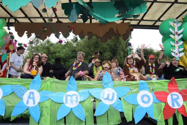 Corby carnival 2016. Teamwork float