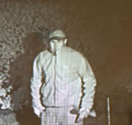 Images have been released of two men after an attempted theft from a van in Great Houghton