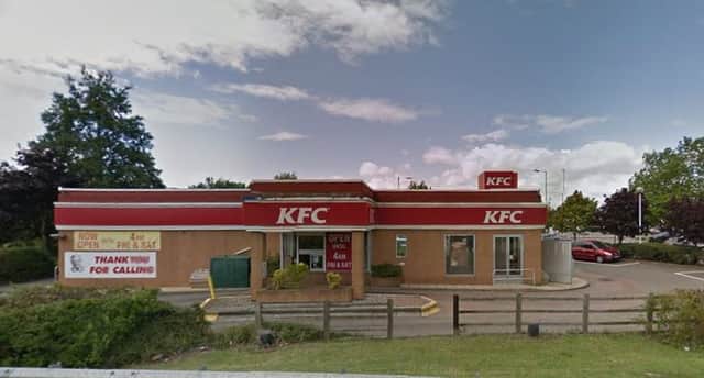 A burglary took place at KFC in Northampton