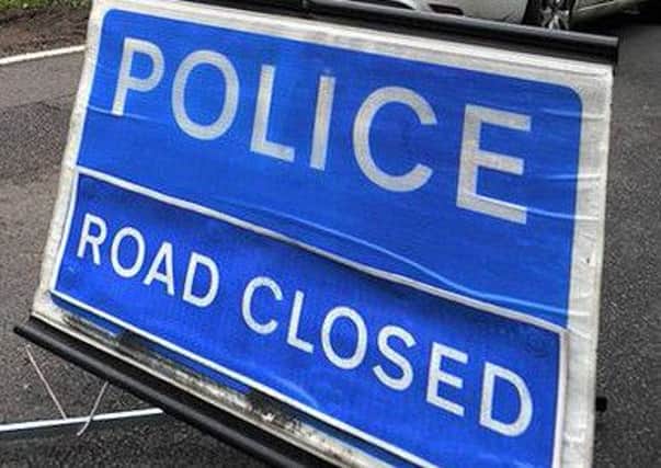 The driver of a Jaguar was seriously hurt after their car left the road near Brigstock at the weekend