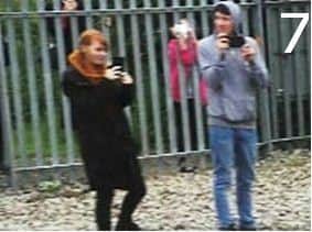 If you recognise any of the people pictured, call 0800 40 50 40.