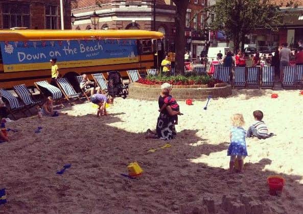 The beach is coming back next month