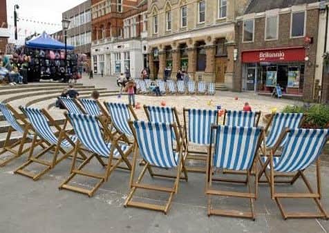 The beach is returning to Wellingborough