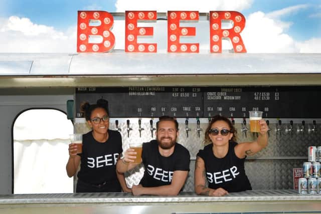 Brew Stream...Naomi Vibrati, Domenico Perrucci and Terry Palamara.
PICTURE: ANDREW CARPENTER