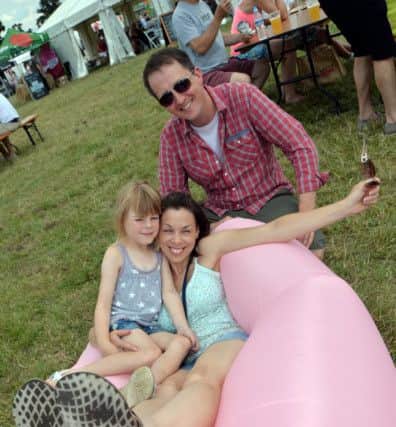Are you sitting comfortably...Piper Jelley 5, Corie Amos and Simon Kirle.
PICTURE: ANDREW CARPENTER