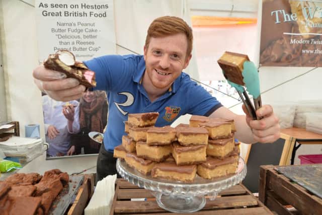 Tasty...Brett Thomas of Narnas during the Great British Festival at Kelmarsh Hall.
PICTURE: ANDREW CARPENTER