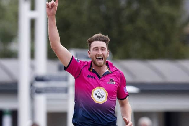 CLEANING UP - Richard Gleeson claimed five wickets as Northants Steelbacks beat Worcestershire Rapids