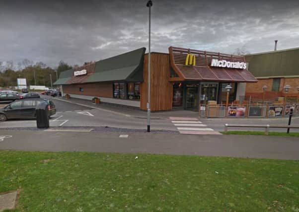 Mr Campbell was turned away from the McDonald's restaurant in Northfield Avenue.