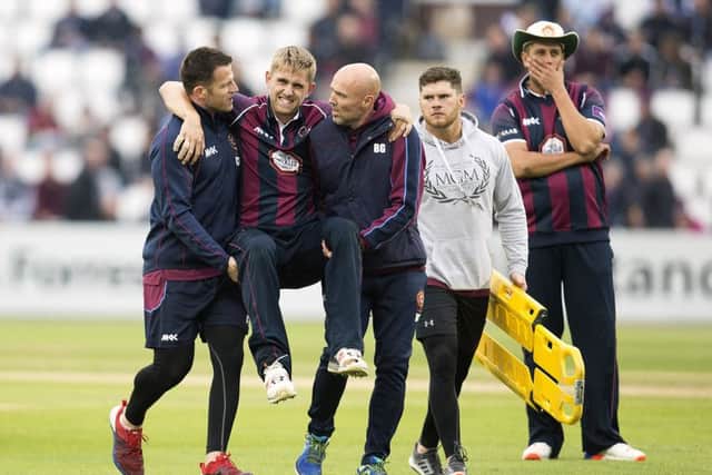 Olly Stone has thanked Northants for their support (picture: Kirsty Edmonds)