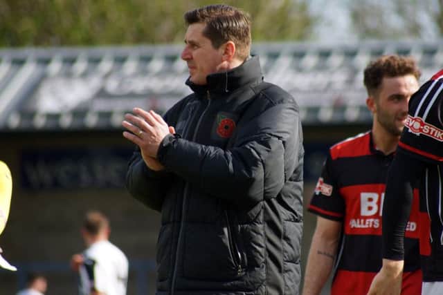 The pressure is on Kettering Town manager Marcus Law and his players to deliver promotion this season