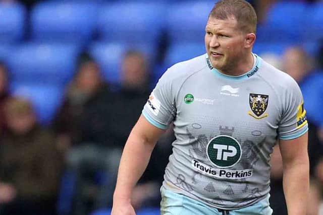 London Irish V Saints.
Dylan Hartley.