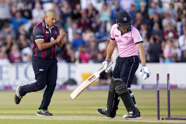 Rory Kleinveldt took three wickets for the Steelbacks (pictures: Kirsty Edmonds)