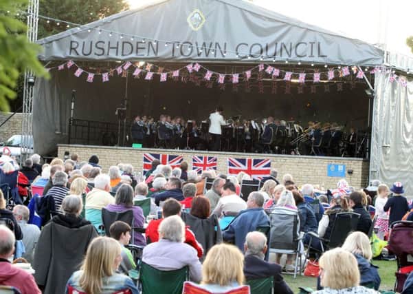 Rushden's Proms in the Park event in 2013