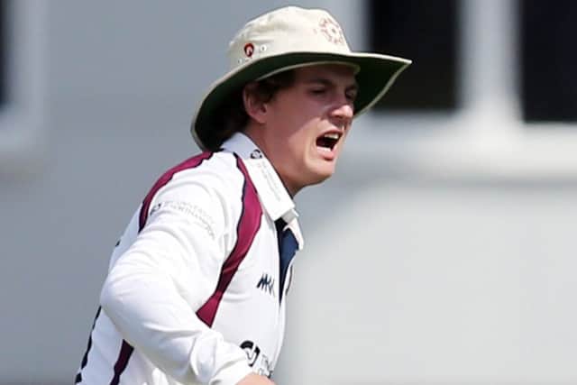 MAIN MAN - Rob Newton was in the runs for Northants against Leicestershire