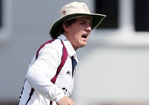 MAIN MAN - Rob Newton was in the runs for Northants against Leicestershire