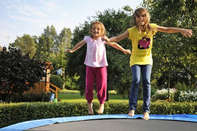 Trampoline warning