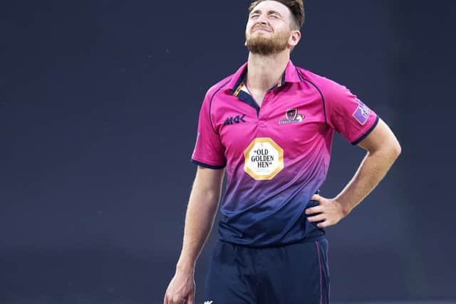 Richard Gleeson sustained a side injury in the defeat to Surrey (picture: Kirsty Edmonds)