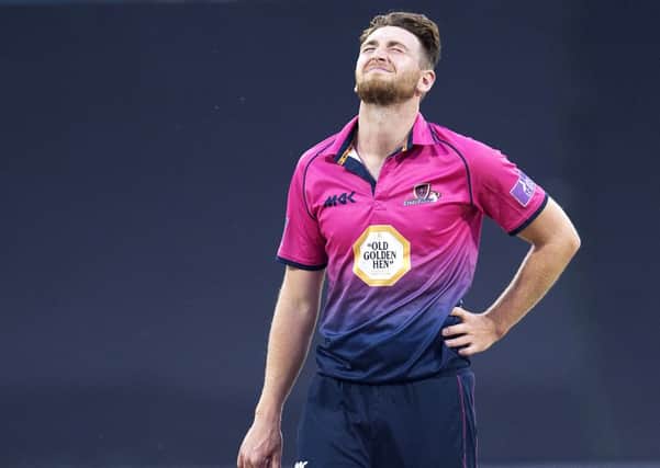 Richard Gleeson sustained a side injury in the defeat to Surrey (picture: Kirsty Edmonds)