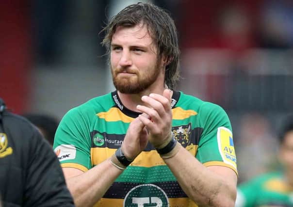 Tom Wood will captain Saints in their second friendly of the day against Rotherham at Franklin's Gardens on Saturday