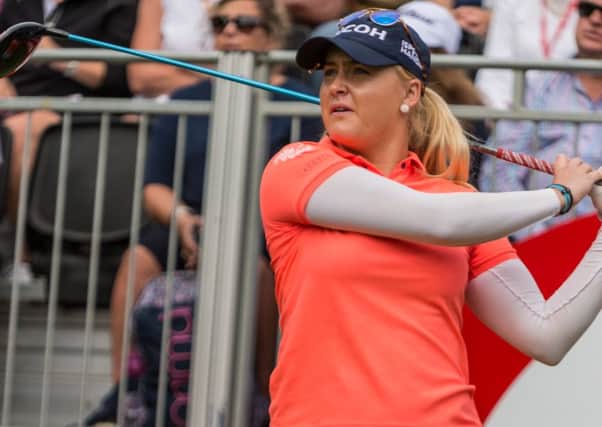 Charley Hull finished just outside the medals in Rio