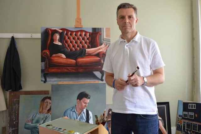 Artist Cordell Garfield is hosting in Northampton