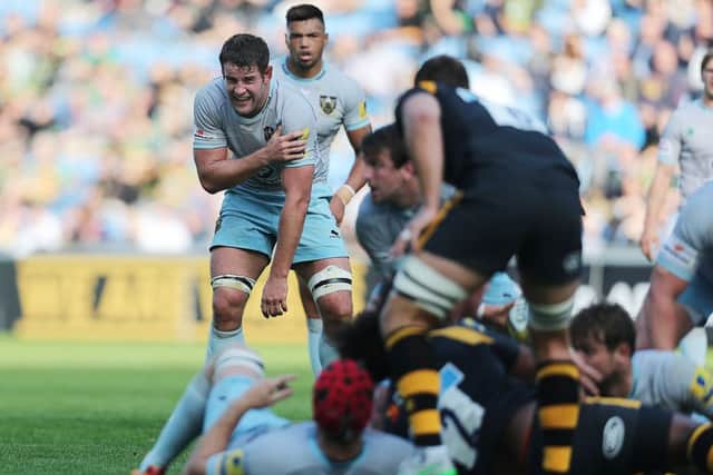 Calum Clark suffered a shoulder injury in the pre-season win at Wasps last October (picture: Kirsty Edmonds)