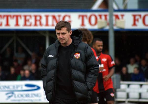 Kettering Town boss Marcus Law has come under pressure following two defeats in a row. Picture by Peter Short