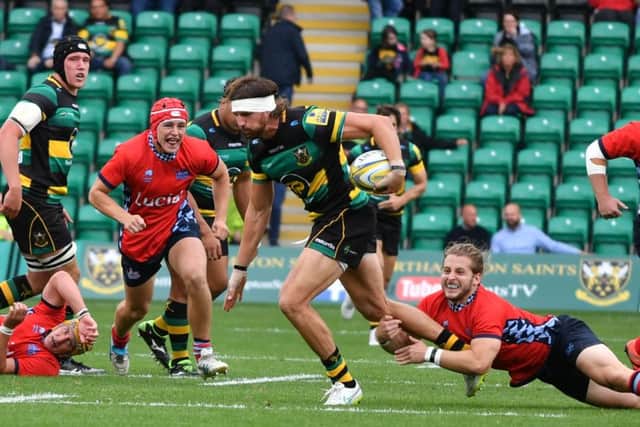 Tom Wood is leading by example at Saints (picture: Dave Ikin)