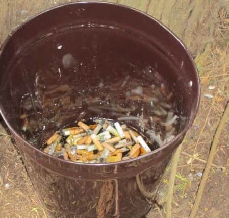 Residents are unhappy about litter left around the hospital site following the ban on smoking anywhere in the grounds of KGH NNL-161107-101718001