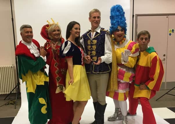 Cast of the pantomime at The Deco in Northampton