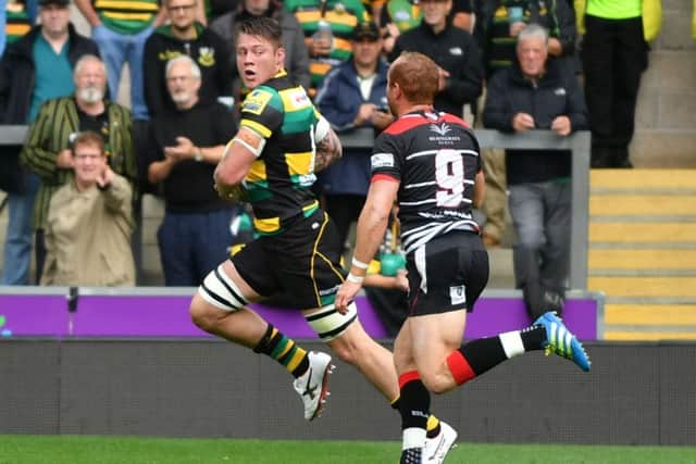 Teimana Harrison was Saints' star man last season (picture: Dave Ikin)