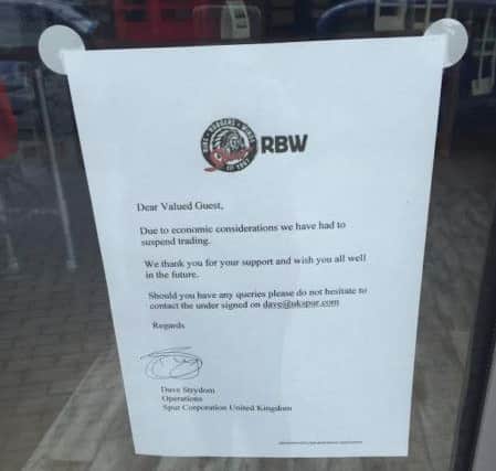 RBW closed in July