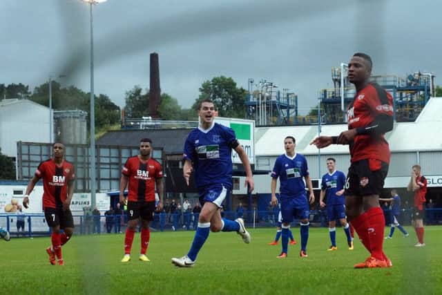 Aaron O'Connor couldn't believe it after he missed a penalty but the debutant had the last laugh by grabbing Kettering Town's winner at Leek Town