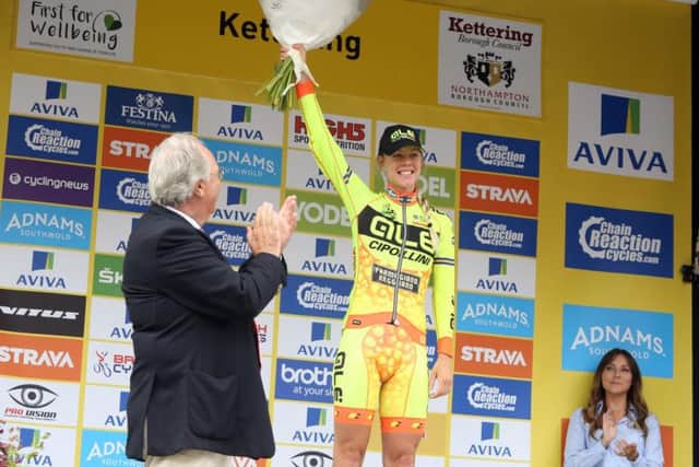 The Women's Tour started in Northampton and ended in Kettering