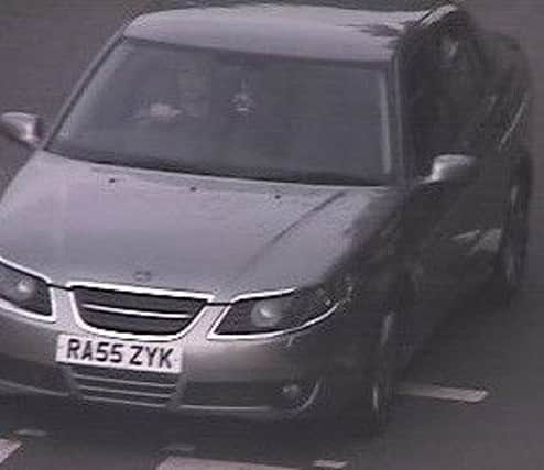 This grey SAAB may have been used in a Northampton town centre burglary.