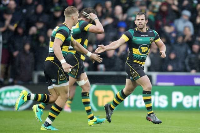 Nic Groom scored twice on his Saints debut (picture: Kirsty Edmonds)