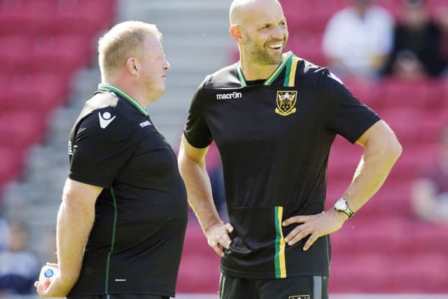 Jim Mallinder was a happy man after seeing Saints pocket five points at Ashton Gate (picture: Kirsty Edmonds)