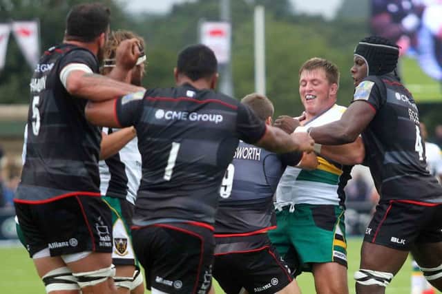 Alex Waller was yellow carded at Allianz Park (picture: Sharon Lucey)