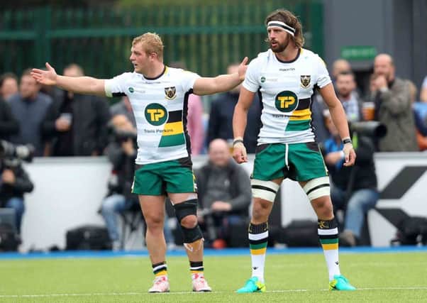 Tom Wood (right) admits the Chris Ashton bite incident was strange (picture: Kirsty Edmonds)
