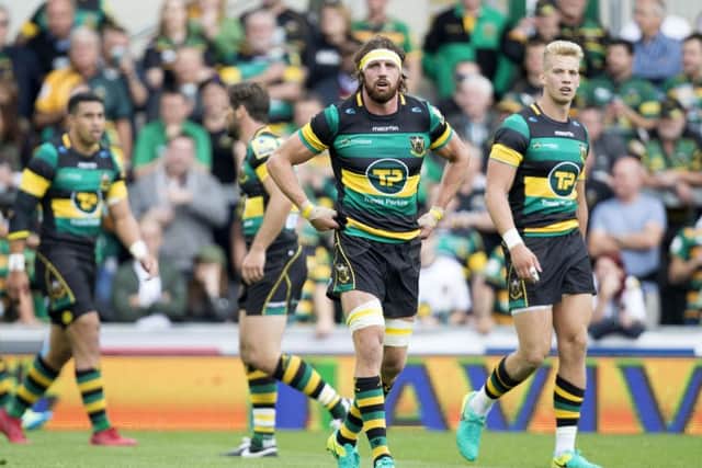 Tom Wood did his best to push Saints past Wasps but the away side won it (pictures: Kirsty Edmonds)
