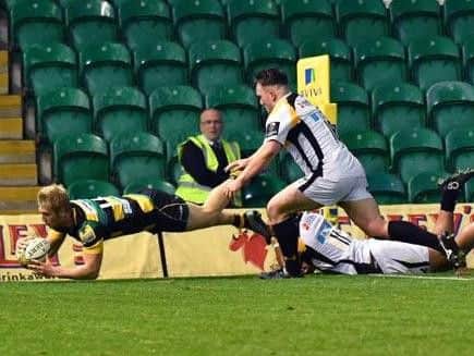 Howard Packman scored four tries for the Wanderers against Wasps